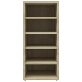 Schoenenkast 31,5x35x70 cm bewerkt hout sonoma eikenkleurig 5