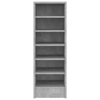 Schoenenkast 31,5x35x90 cm bewerkt hout betongrijs 3