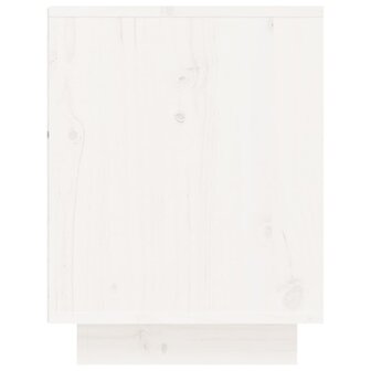 Schoenenkast 60x34x45 cm massief grenenhout wit 6