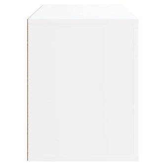 Schoenenkast 80x35x45 cm bewerkt hout wit 6