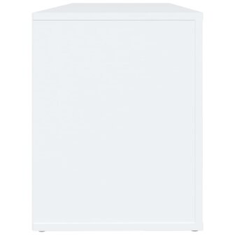 Schoenenkast 100x35x45 cm bewerkt hout wit 6