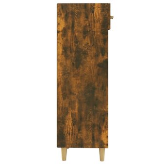 Schoenenkast 30x35x105 cm bewerkt hout gerookt eikenkleurig 5