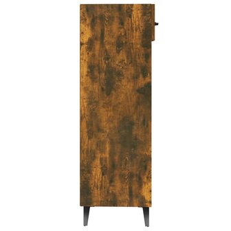 Schoenenkast 30x35x105 cm bewerkt hout gerookt eikenkleurig 5