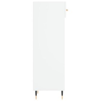 Schoenenkast 30x35x105 cm bewerkt hout wit 7