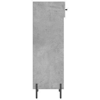Schoenenkast 30x35x105 cm bewerkt hout betongrijs 7