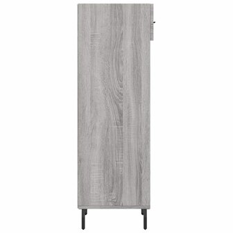 Schoenenkast 30x35x105 cm bewerkt hout grijs sonoma eikenkleur 7