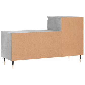 Schoenenkast 102x36x60 cm bewerkt hout betongrijs 8