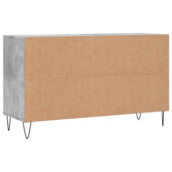 Schoenenkast 102x36x60 cm bewerkt hout betongrijs 6