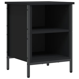 Schoenenkast 38x35x50 cm bewerkt hout zwart 2
