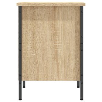 Schoenenkast 38x35x50 cm bewerkt hout sonoma eikenkleurig 5