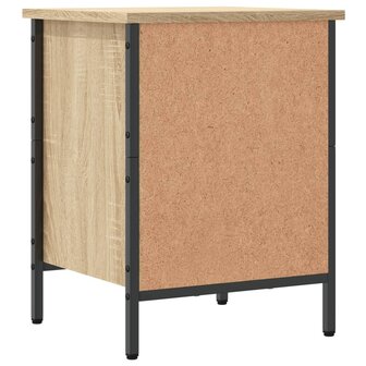 Schoenenkast 38x35x50 cm bewerkt hout sonoma eikenkleurig 6