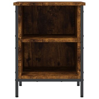 Schoenenkast 38x35x50 cm bewerkt hout gerookt eikenkleurig 4