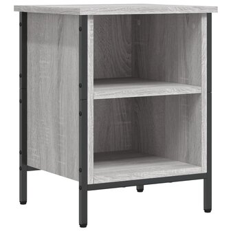 Schoenenkast 38x35x50 cm bewerkt hout grijs sonoma eikenkleurig 2