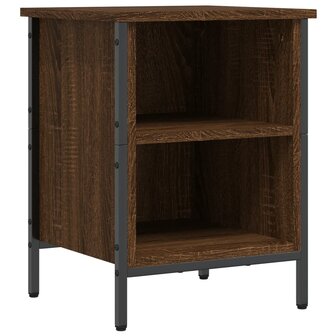 Schoenenkast 38x35x50 cm bewerkt hout bruin eikenkleur 2