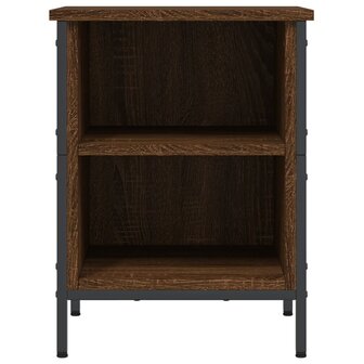 Schoenenkast 38x35x50 cm bewerkt hout bruin eikenkleur 4