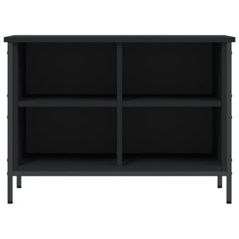 Schoenenkast 69x35x50 cm bewerkt hout zwart 4