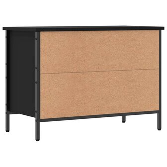 Schoenenkast 69x35x50 cm bewerkt hout zwart 6