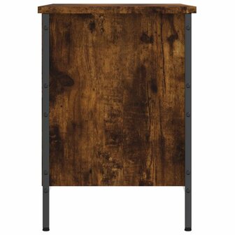 Schoenenkast 69x35x50 cm bewerkt hout gerookt eikenkleurig 5