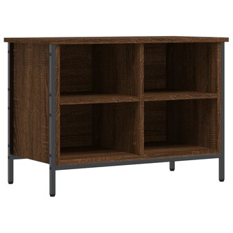 Schoenenkast 69x35x50 cm bewerkt hout bruin eikenkleur 2
