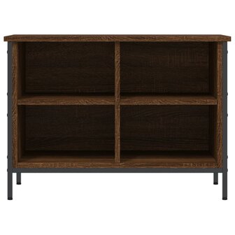 Schoenenkast 69x35x50 cm bewerkt hout bruin eikenkleur 4