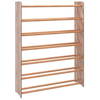 Schoenenrek 90x24x117 cm bewerkt hout bruin 2