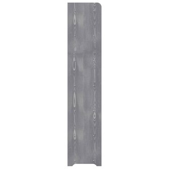 Schoenenrek 90x24x117 cm bewerkt hout grijs 4