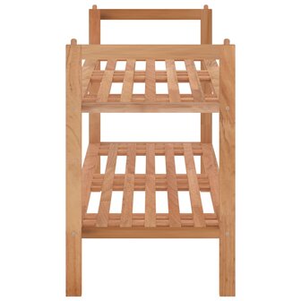 Schoenenrek 69x27x41 cm massief walnotenhout 4