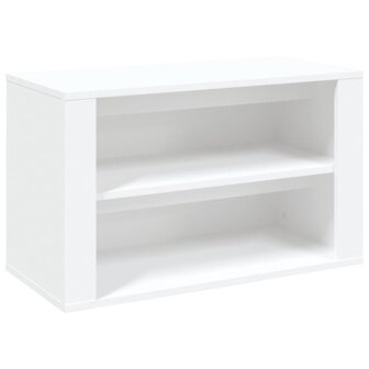 Schoenenrek 75x35x45 cm bewerkt hout wit 2