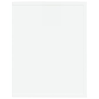 Schoenenrek 75x35x45 cm bewerkt hout hoogglans wit 6