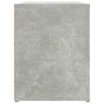 Schoenenrek 100x35x45 cm bewerkt hout betongrijs 6