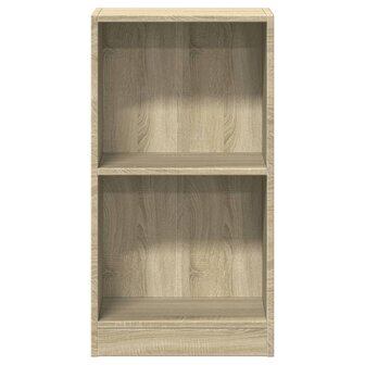 Boekenkast 40x24x75 cm bewerkt hout sonoma eikenkleurig 5