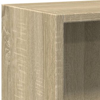 Boekenkast 40x24x75 cm bewerkt hout sonoma eikenkleurig 8