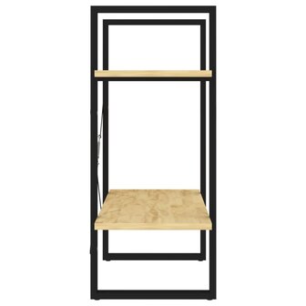 Boekenkast met 2 schappen 60x30x70 cm massief grenenhout 6