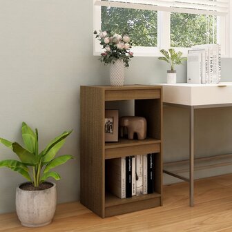 Boekenkast 40x30x71,5 cm massief grenenhout honingbruin 3