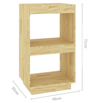 Boekenkast 40x35x71 cm massief grenenhout 8