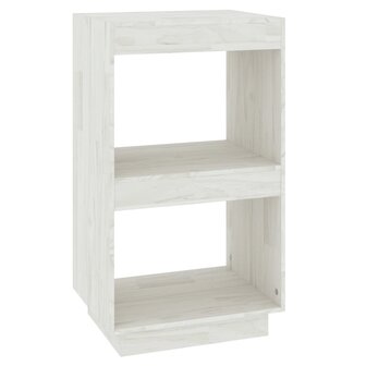 Boekenkast 40x35x71 cm massief grenenhout wit 2
