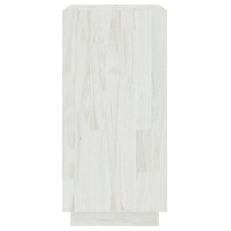 Boekenkast 40x35x71 cm massief grenenhout wit 6