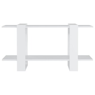 Boekenkast 100x30x51 cm bewerkt hout wit 3