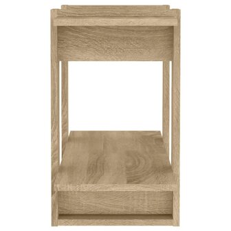 Boekenkast/kamerscherm 80x30x51 cm sonoma eikenkleurig 6