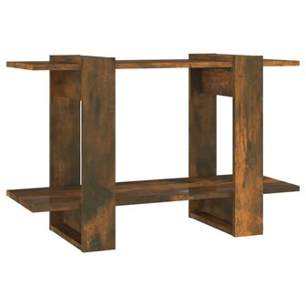 Boekenkast/kamerscherm 80x30x51 cm gerookt eikenkleurig 2