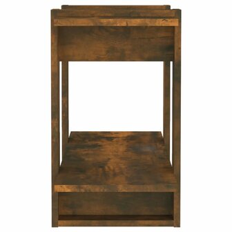 Boekenkast/kamerscherm 80x30x51 cm gerookt eikenkleurig 6