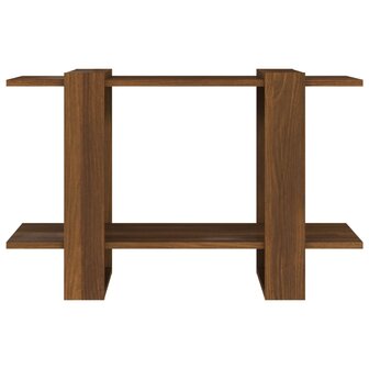 Boekenkast/kamerscherm 80x30x51 cm bruin eikenkleur 5