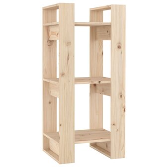 Boekenkast/kamerscherm 41x35x91 cm massief grenenhout 2