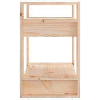 Boekenkast/kamerscherm 60x35x57 cm massief grenenhout 4