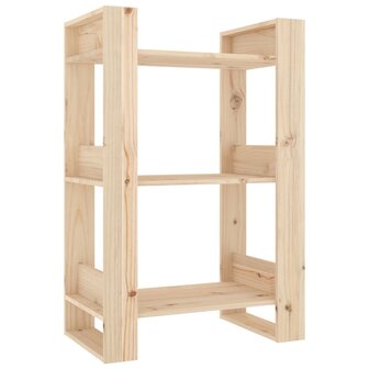 Boekenkast / kamerscherm 60x35x91 cm massief grenenhout 2