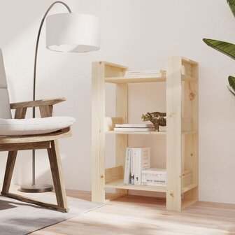 Boekenkast / kamerscherm 60x35x91 cm massief grenenhout 6