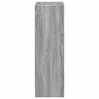 Boekenkast 40x24x76 cm bewerkt hout grijs sonoma eikenkleurig 5