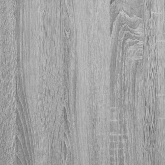 Boekenkast 40x24x76 cm bewerkt hout grijs sonoma eikenkleurig 8