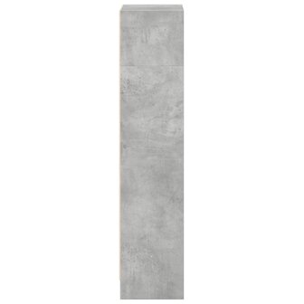 Boekenkast 40x24x109 cm bewerkt hout betongrijs 5