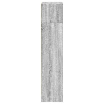 Boekenkast 40x24x109 cm bewerkt hout grijs sonoma eikenkleurig 5